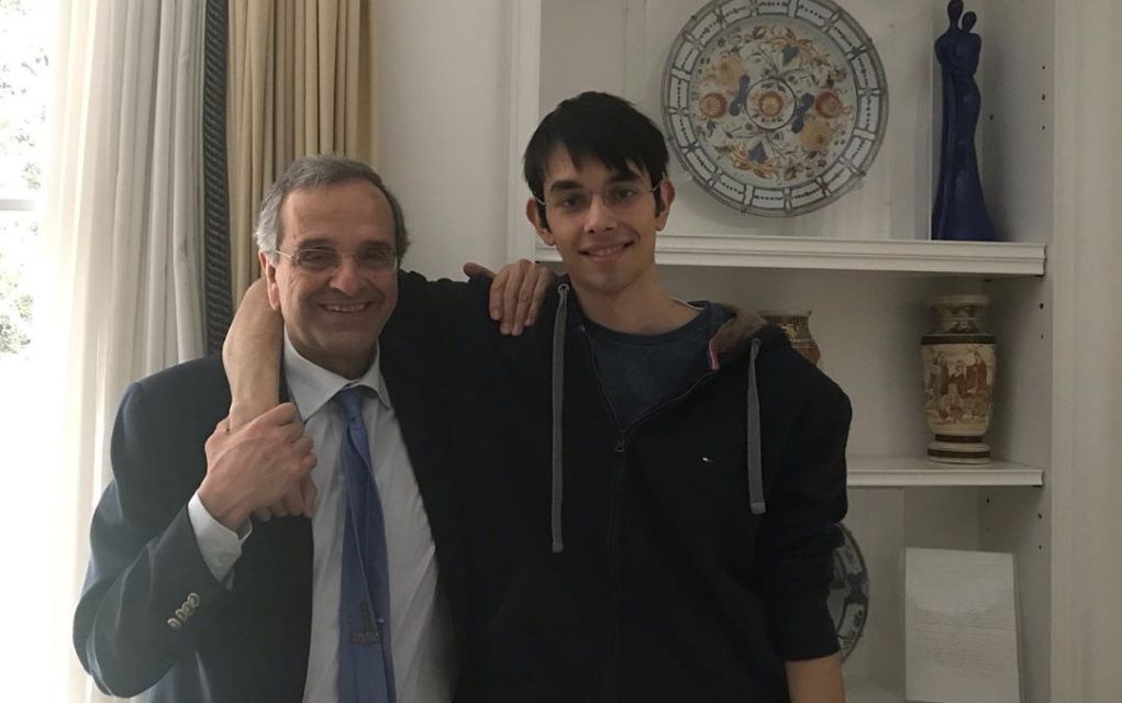 Η ευχή του Κώστα Σαμαρά στον πατέρα του (pic)