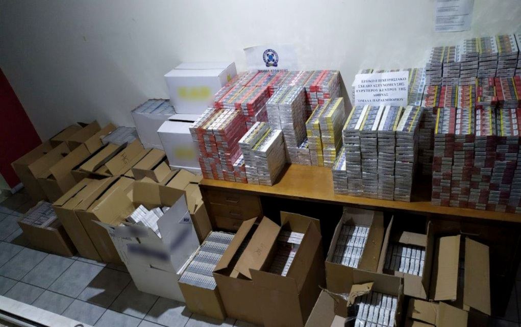 Θεσσαλονίκη: Σύλληψη δύο ατόμων για λαθραία τσιγάρα