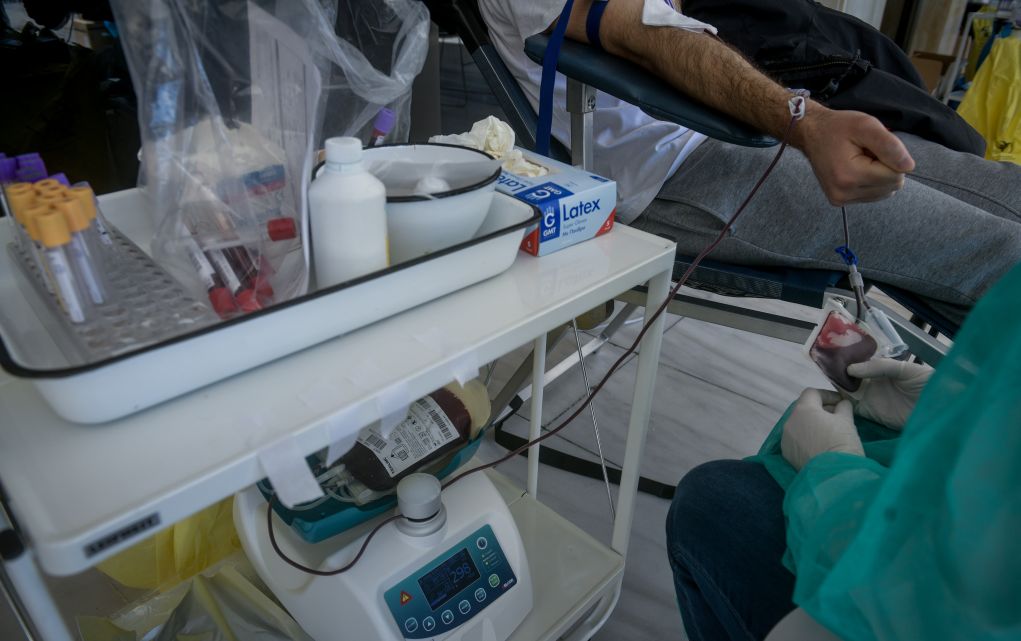 Εθελοντική αιμοδοσία στο δημαρχείο Θεσσαλονίκης