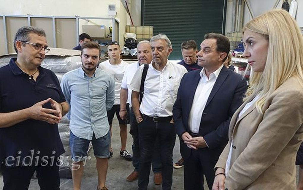 Κιλκίς: Η υφυπουργός Φωτεινή Αραμπατζή ξεναγήθηκε στις επιχειρήσεις Staramaki και Drosvit