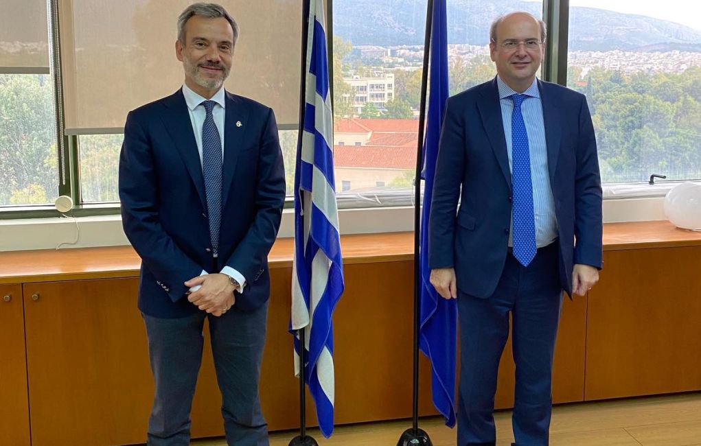 Συνάντηση εργασίας Κ. Ζέρβα με τον υπουργό Περιβάλλοντος και Ενέργειας