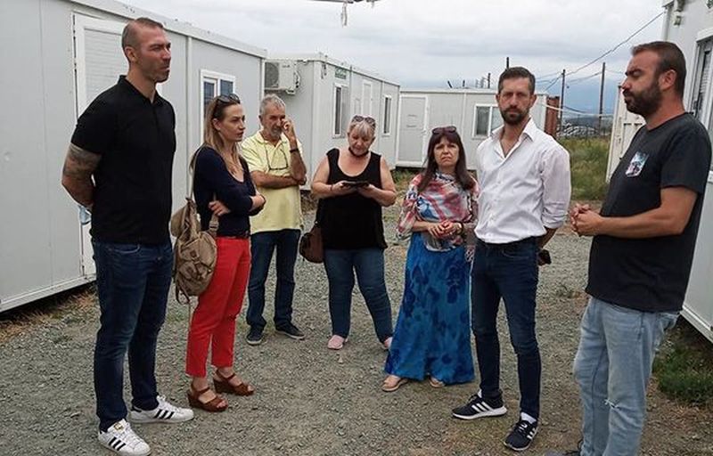 Στη δομή φιλοξενίας Νέας Καβάλας αντιπροσωπεία του ΣΥΡΙΖΑ