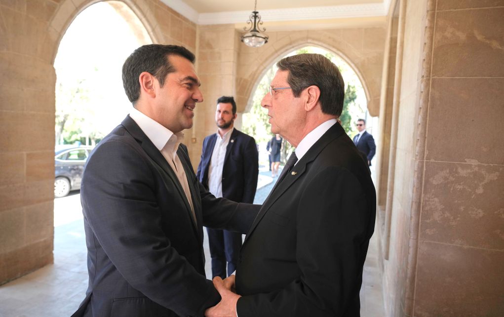 Στις 19:00 η συνάντηση Τσίπρα – Αναστασιάδη