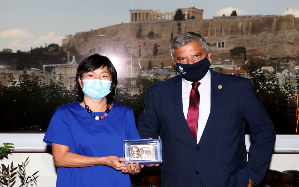 Περιφέρεια Αττικής: Επίσκεψη από την πρέσβη της Κίνας στην Ελλάδα Zhang Qiyue