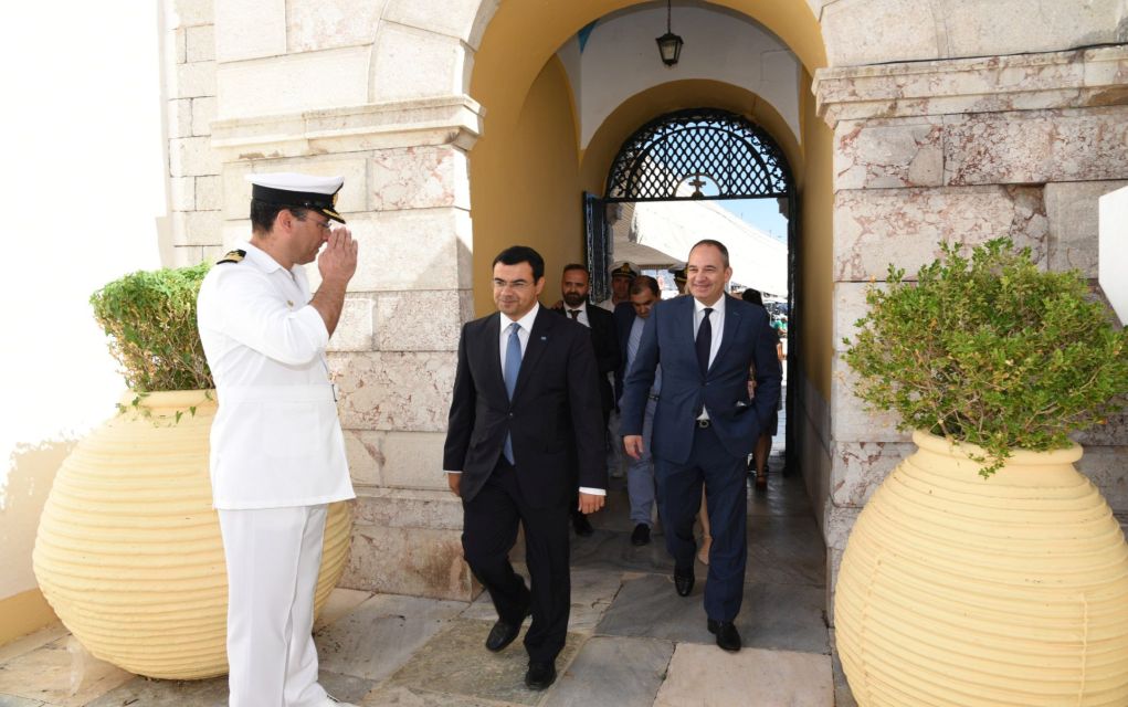 Επίσκεψη του Γιάννη Πλακιωτάκη στον Πόρο
