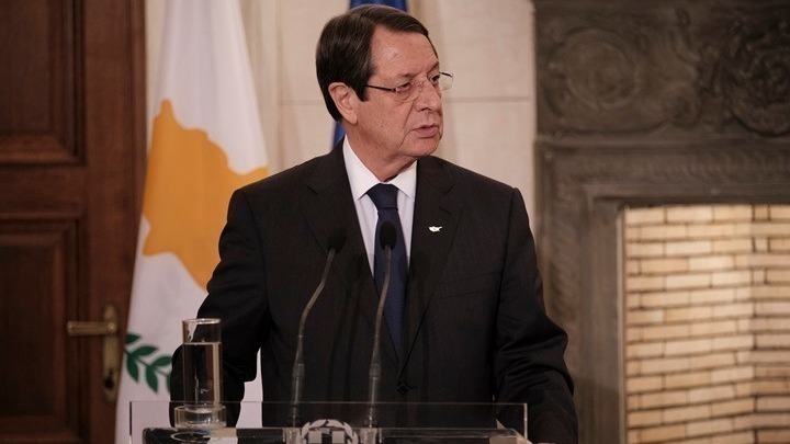 Αναστασιάδης: Αναγκαίος ο τερματισμός των παρανόμων ενεργειών της Τουρκίας