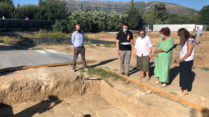Αυτοψία Λ. Μενδώνη στα έργα Πολιτισμού και στις ανασκαφές που διενεργούνται σε Χαλκίδα και Ερέτρια