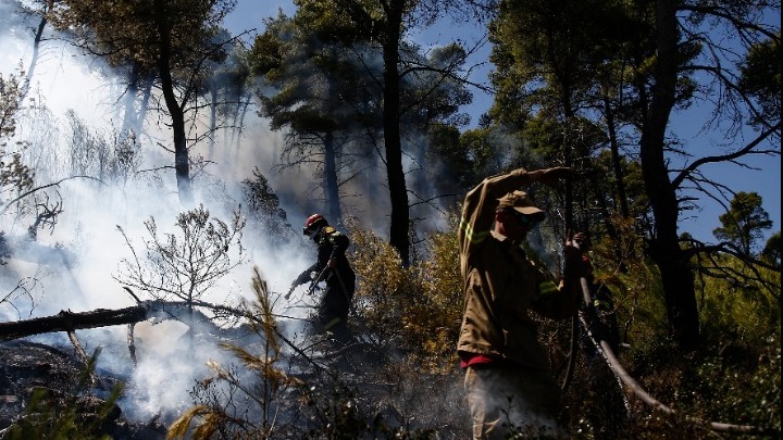 112: Εκκένωση δύο οικισμών στον Σαρωνικό από πυρκαγιά