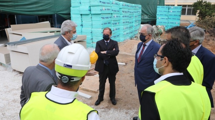 Επίσκεψη Κ. Aχ. Καραμανλή και Κ. Τασούλα στην υπό κατασκευή πτέρυγα ΜΕΘ του νοσοκομείου «Σωτηρία»