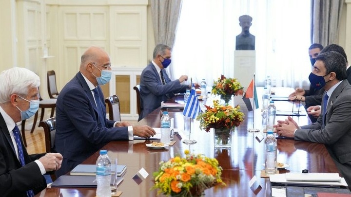 Ν. Δένδιας: Στρατηγικές οι σχέσεις Ελλάδας και Ηνωμένων Αραβικών Εμιράτων