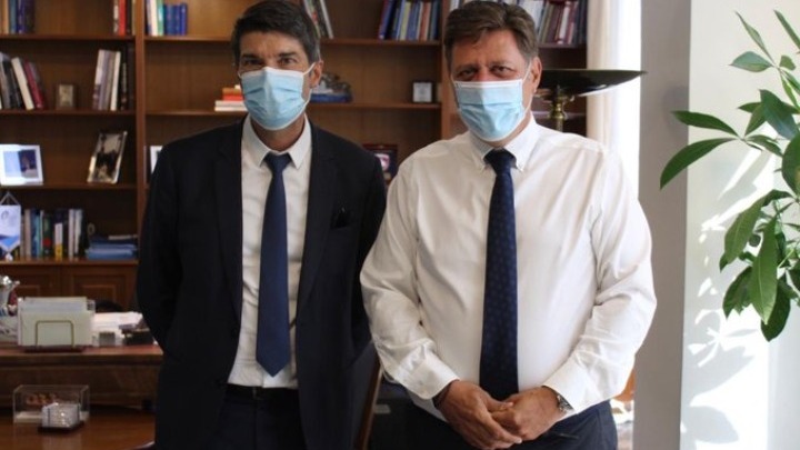 Συναντήθηκε με το Γάλλο πρέσβη ο Μ. Βαρβιτσιώτης