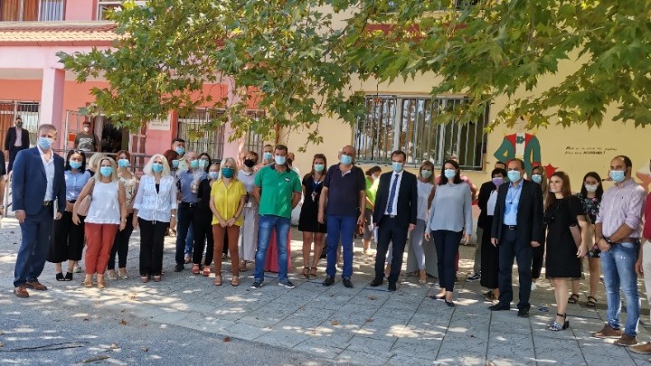 Περιοδεία Ν.Κεραμέως σε σχολεία  της Κ. Μακεδονίας