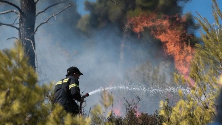 Σε εξέλιξη πυρκαγιά στον Νέο Βουτζά