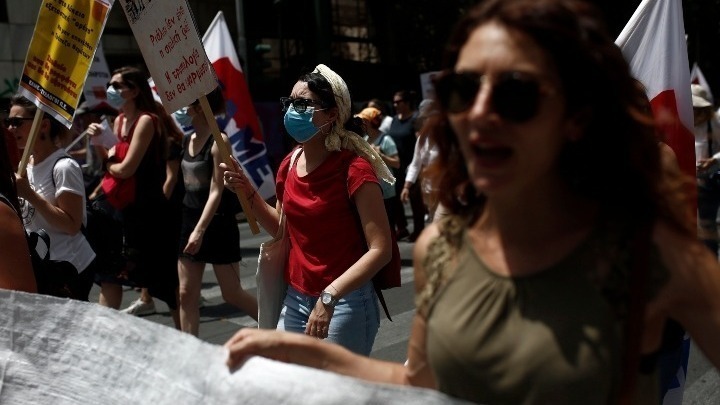 Θεσσαλονίκη: Συγκέντρωση και πορεία εκπαιδευτικών
