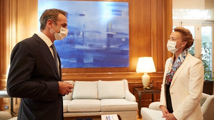 Συνάντηση Μητσοτάκη-Πεϊτσίνοβιτς – Συζήτησαν για την ελληνική Προεδρία στο Συμβούλιο της Ευρώπης