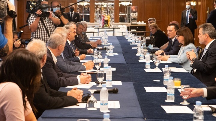 Συνάντηση ΠτΔ με τους επικεφαλής των κυπριακών κομμάτων