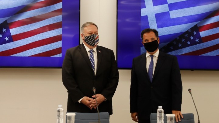 Την επιστημονική και τεχνολογική συμφωνία Ελλάδας- ΗΠΑ υπέγραψαν Πομπέο-Γεωργιάδης