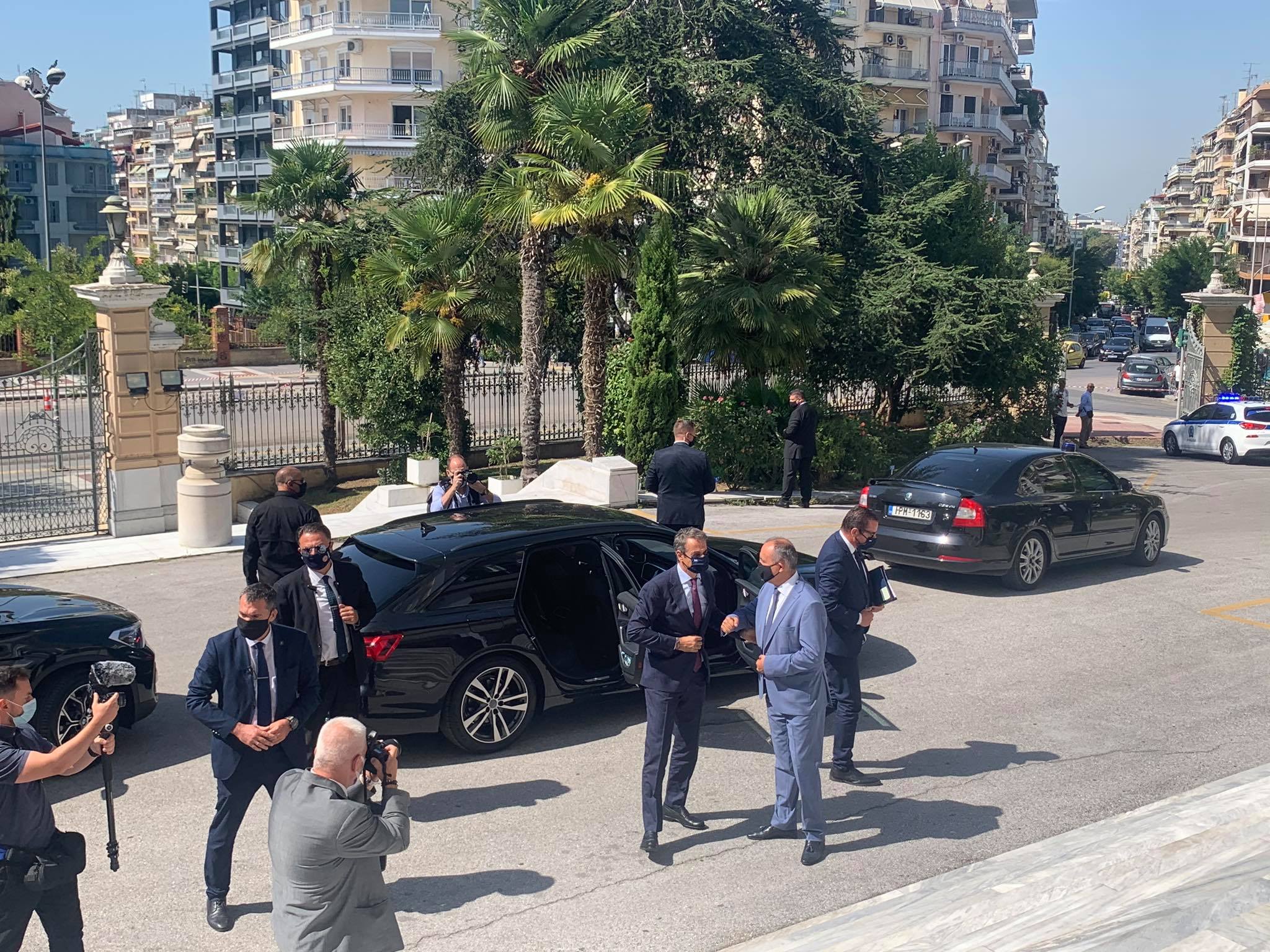 Θεσσαλονίκη: Στο ΥΜΑΘ ο Κυριάκος Μητσοτάκης (pics)