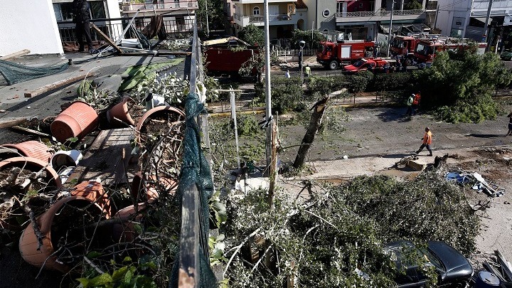 Ανεμοστρόβιλος μπορεί να «χτύπησε» το Νέο Ηράκλειο, σύμφωνα με το meteo του Αστεροσκοπείου