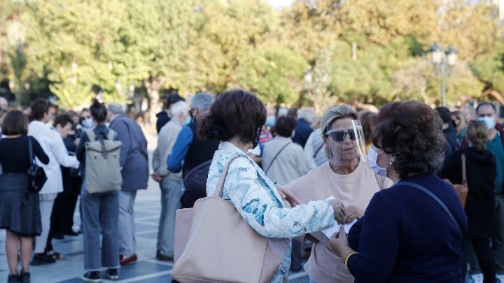 Διαμαρτυρία κατοίκων της περιοχής πέριξ της αρχαίας Αγοράς