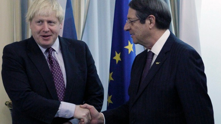 Eπικοινωνία N. Αναστασιάδη – Μπ. Τζόνσον: Καταδίκη των έκνομων ενεργειών της Τουρκίας