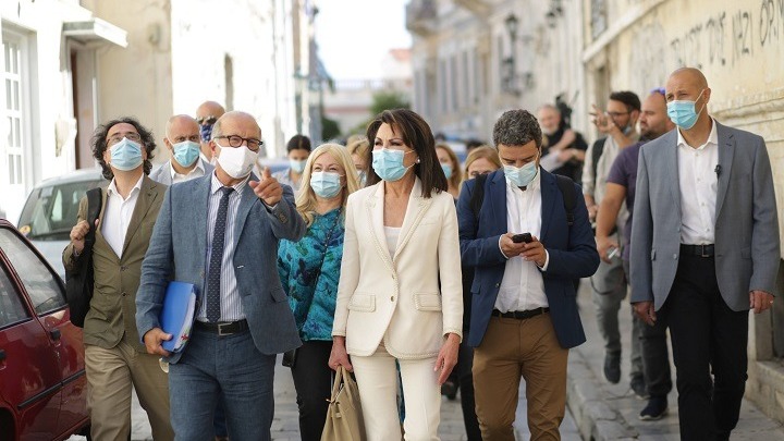 Γ. Αγγελοπούλου: Στην Ερμούπολη συντελέστηκε ένα οικονομικό θαύμα που άνοιξε το δρόμο για την ανασυγκρότηση της Ελλάδας