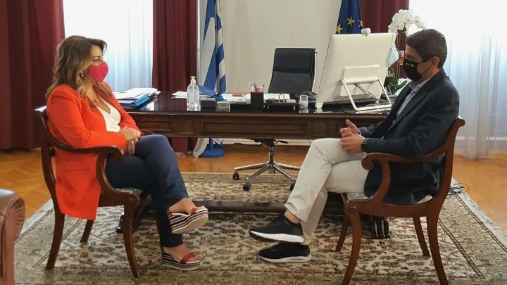 Η Νέα Τούμπα και η αναβάθμιση του Καυταντζογλείου στο επίκεντρο της συνάντησης του Λ. Αυγενάκη με τη Μ. Αντωνίου