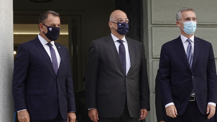 Η κατάσταση στην Ανατολική Μεσόγειο στο επίκεντρο της συνάντησης Δένδια-Παναγιωτόπουλου με Γενς Στόλτενμπεργκ
