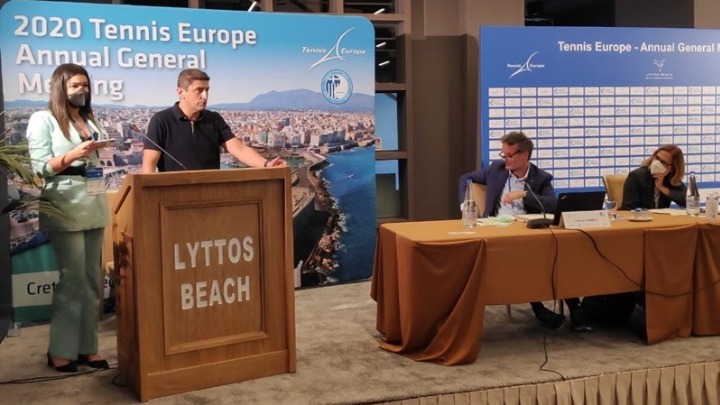 Ο Λ. Αυγενάκης κήρυξε την έναρξη των εργασιών της ΓΣ της Ευρωπαϊκής Ομοσπονδίας τένις