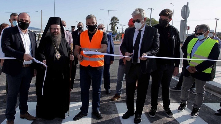 Παραδόθηκε το νέο οδικό τμήμα της Παλιάς Εθνικής Οδού Αθηνών-Θηβών