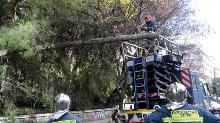 Πού έχει διακοπεί η κυκλοφορία των οχημάτων στην Αττική λόγω πτώσης δέντρων