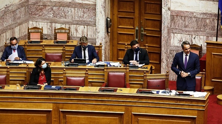 Πρόταση δυσπιστίας: Στη συζήτηση ο πρωθυπουργός Κυριάκος Μητσοτάκης
