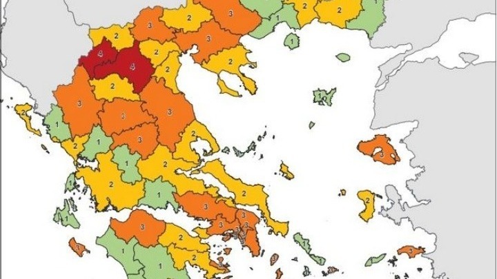 Τι μέτρα ισχύουν από σήμερα στις περιοχές επιπέδου 3 και 4