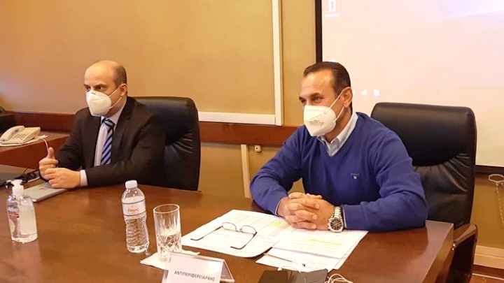Διαδοχικές συσκέψεις του διοικητή της ΕΑΔ για την αποτελεσματικότερη αντιμετώπιση της Covid-19 σε Δράμα και Σέρρες