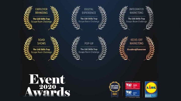 Έξι διακρίσεις για τη LIDL ΕΛΛΑΣ στα Event Awards 2020