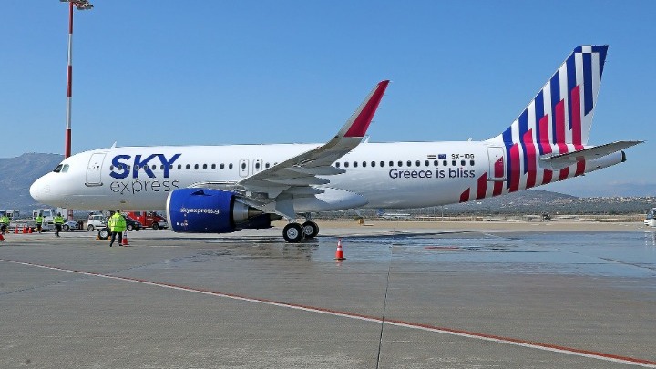 Η SKY express παρέλαβε το πρώτο από τα έξι ολοκαίνουργια AirbusA320neo και στις 14 Δεκεμβρίου ξεκινά πτήση Αθήνα – Θεσσαλονίκη