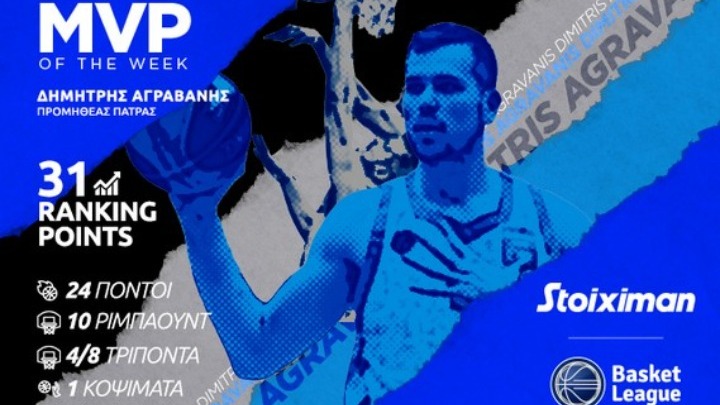 MVP of the Week ο Αγραβάνης