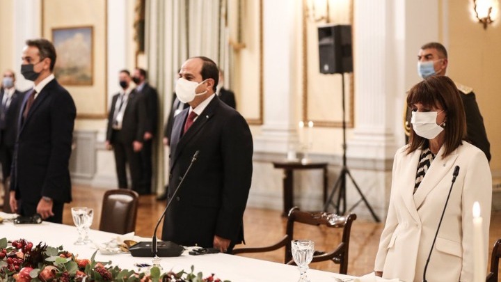 ΠτΔ και Πρόεδρος της Αιγύπτου για την στρατηγική συνεργασία Ελλάδας-Αιγύπτου και την ανάγκη διατήρησης της ασφάλειας στην Αν. Μεσόγειο