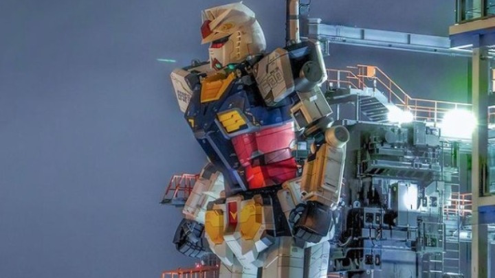 Γιγαντιαίο ρομπότ ύψους 17 μέτρων στο Gundam Factory Yokohama