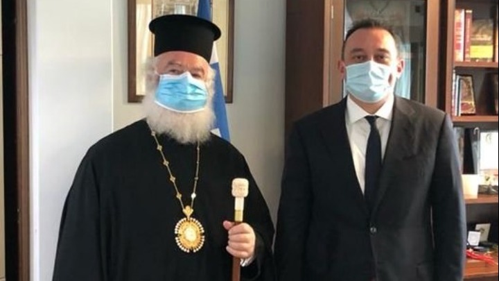 Οι δραστηριότητες του Πατριαρχείου Αλεξανδρείας στη συνάντηση Κ. Βλάση με τον Πατριάρχη Θεόδωρο