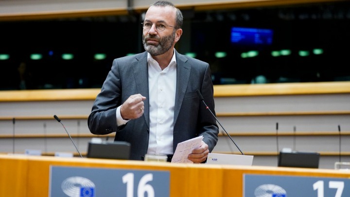 Yπέρ της διακοπής των εξαγωγών όπλων στην Τουρκία ο Μάνφρεντ Βέμπερ
