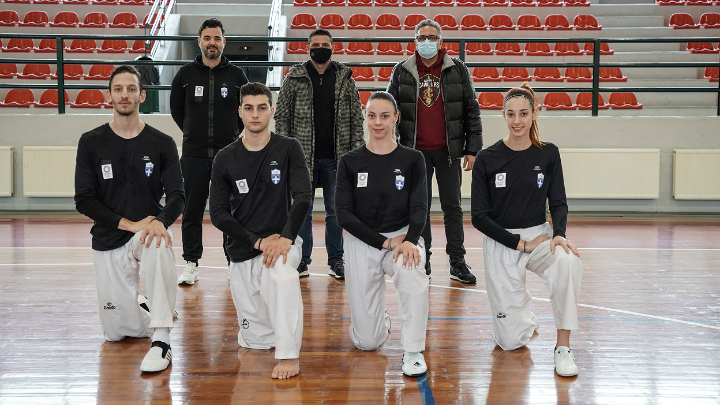 Επίσκεψη Θωμαίδη, Φυσεντζίδη στην προετοιμασία της Προολυμπιακής ομάδας