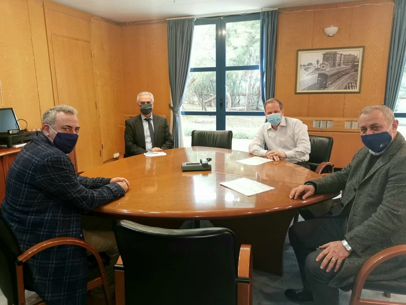 Συνάντηση εργασίας Δημάρχου Λαγκαδά με τον Yπουργό Υποδομών και Μεταφορών.