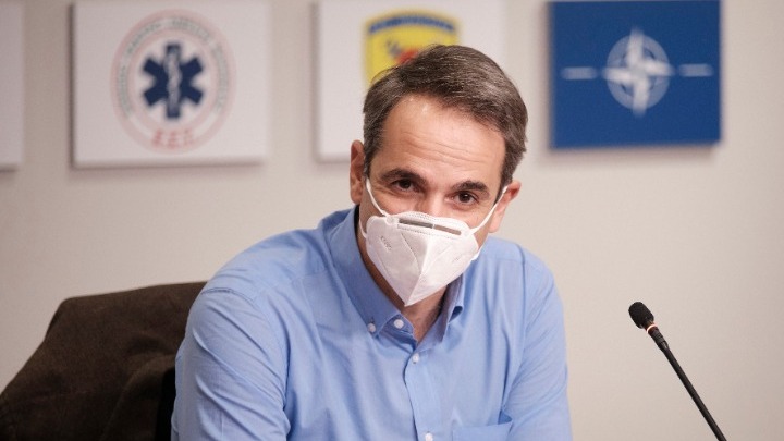 Στο Κέντρο Υγείας Καμινιών ο Κυρ. Μητσοτάκης
