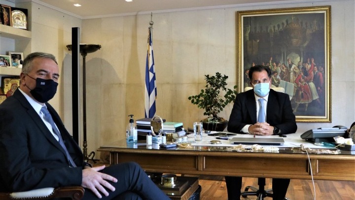 Συνάντηση Αδ. Γεωργιάδη-Στ. Καλαφάτη