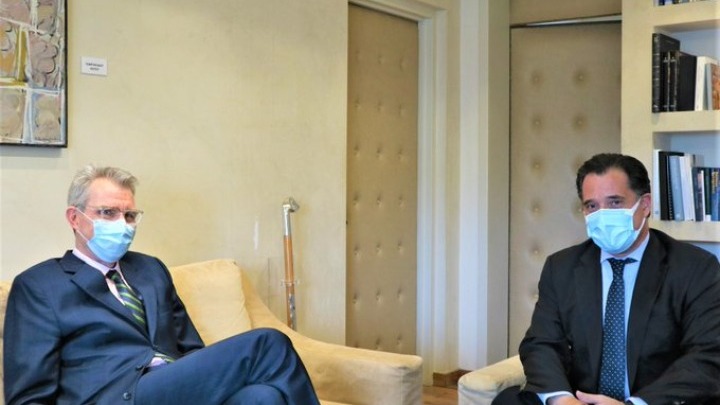Συνάντηση Γεωργιάδη – Πάιατ: στο επίκεντρο οι ελληνοαμερικανικές σχέσεις, με τη νέα κυβέρνηση των ΗΠΑ