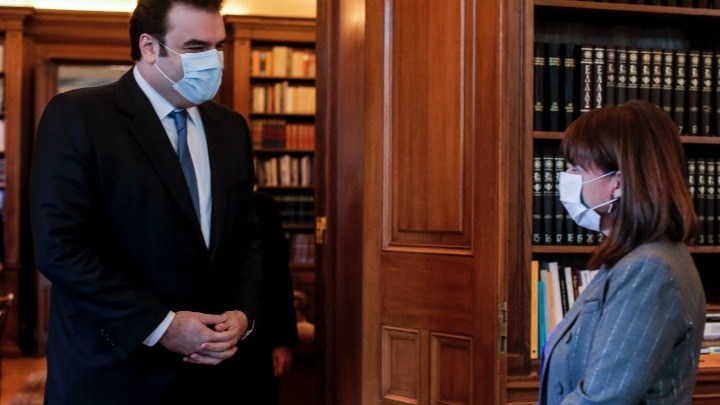 Συνάντηση ΠτΔ με τον Κυριάκο Πιερρακάκη