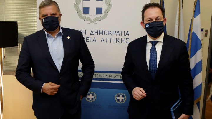 Συνάντηση-ενημέρωση Πέτσα-Πατούλη για την αντιμετώπιση κακοκαιρίας και ζητήματα β΄ βαθμού Αυτοδιοίκησης