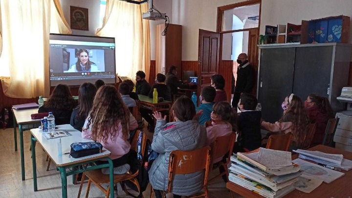 «Ζήσε Αθλητικά» με την Εβίνα Μάλτση στο Δημοτικό Σχολείο Ψαρών