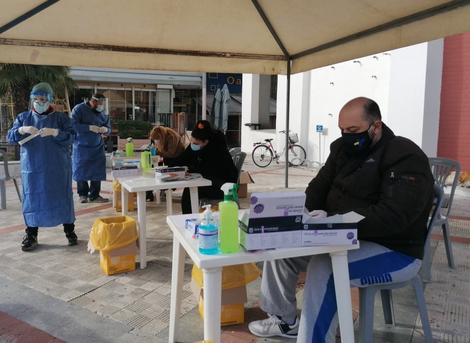 Διενέργεια rapid test στο Ελευθέριο Κορδελιό την Πέμπτη 4 Φεβρουαρίου